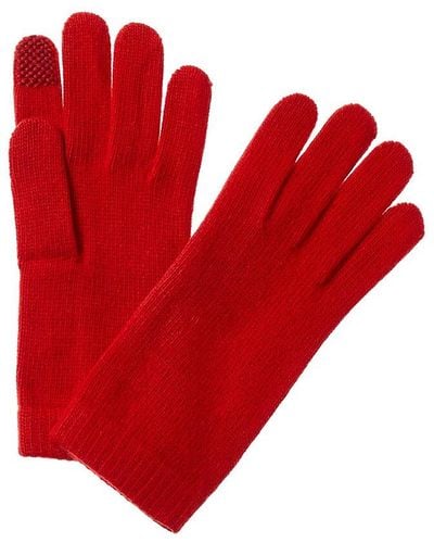Portolano Cashmere Tech Gloves - Red