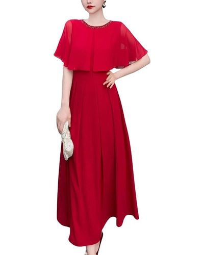 BURRYCO Midi Dress - Red