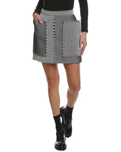 Burberry Mini Skirt - Gray
