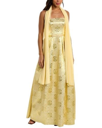 Mikael Aghal Gown - Yellow