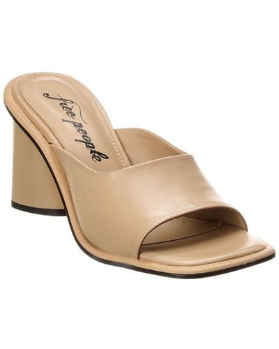 Free people gold best sale mules