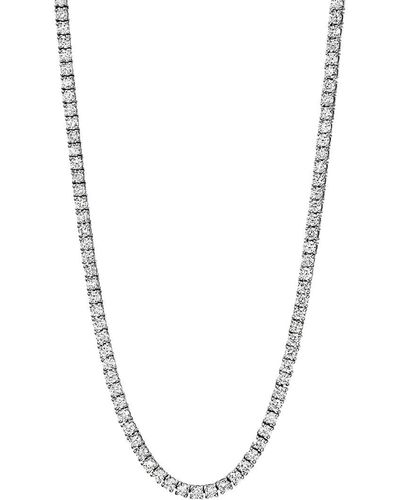 Diana M. Jewels Fine Jewelry 14k 15.00 Ct. Tw. Diamond Necklace - Metallic