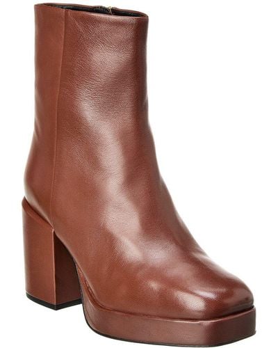 Seychelles Sweet Lady Leather Platform Boot - Brown