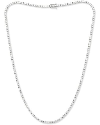 Diana M. Jewels Fine Jewelry 14k 6.00 Ct. Tw. Diamond Tennis Necklace - White