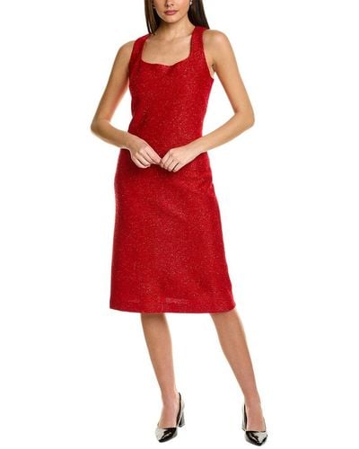 St. John Tweed Dress - Red