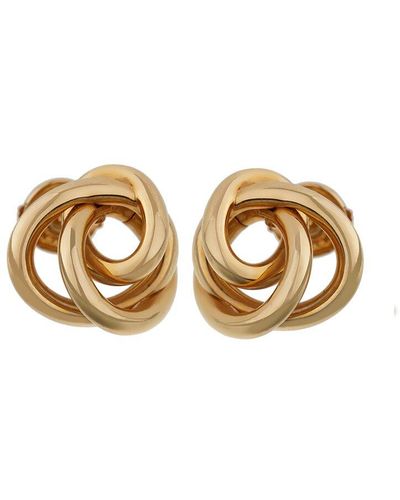 De Grisogono 18K Rose Earrings (Authentic Pre-Owned) - Metallic