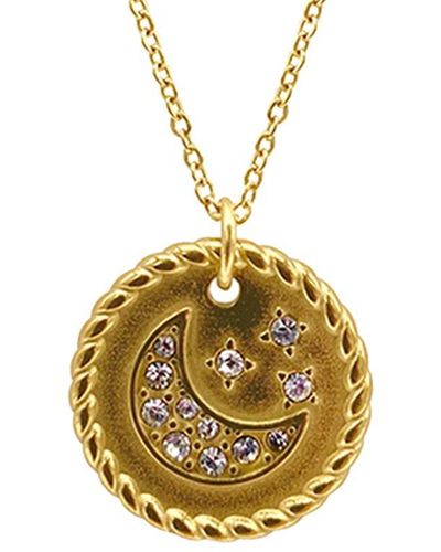 Adornia 14k Plated Cz Pendant Necklace - Metallic