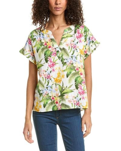 Tommy Bahama Breezy Blooms Shirt - White