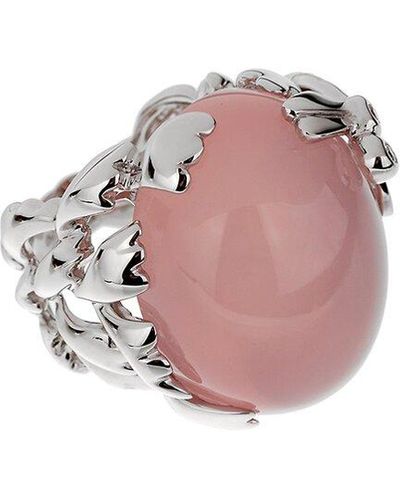 Dior Dior 18K 50.04 Ct. Tw. Diamond & Quartz Cocktail Ring (Authentic Pre- Owned) - Pink
