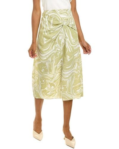 Jonathan Simkhai Izabella Midi Skirt - Yellow