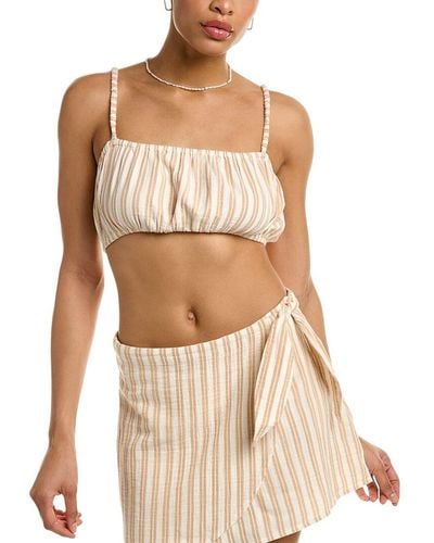 Madewell Stripe Bubble Top - Natural