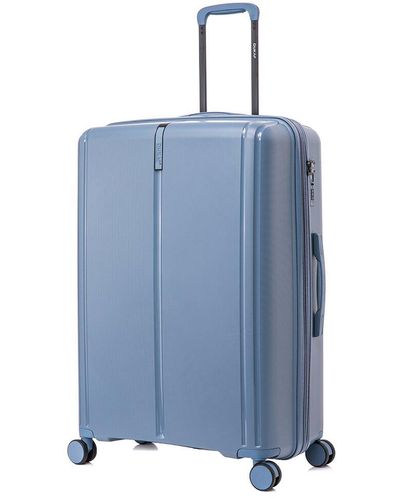 DUKAP Airley Lightweight Expandable Hardside Spinner Luggage - Blue