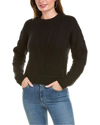 Splendid Daria Wool-blend Sweater - Black