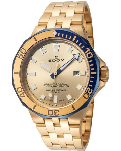 Edox Delfin Watch - Metallic