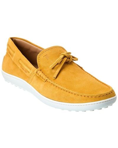 Tod's Suede Loafer - Yellow