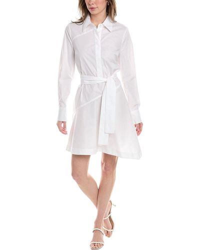 10 Crosby Derek Lam Flora Shirtdress - White