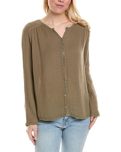 Michael Stars Zia Button-down Top - Multicolor