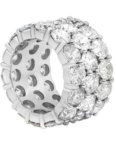 Diana M. Jewels Fine Jewellery 18K 17.00 Ct. Tw. Diamond Eternity Ring - White