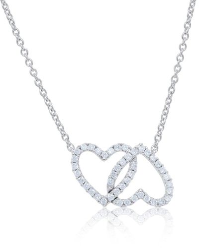 Diana M. Jewels 14k 0.49 Ct. Tw. Diamond Necklace - Metallic