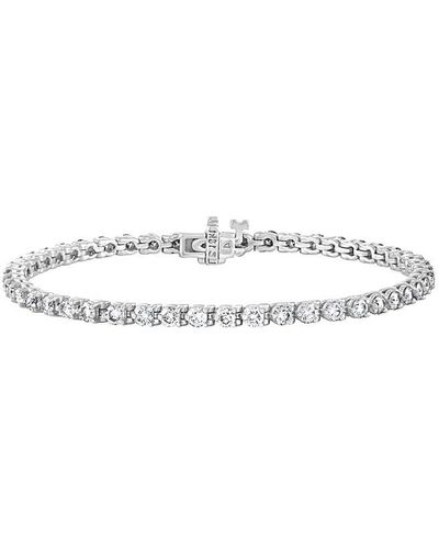 Diana M. Jewels Fine Jewelry 18k 4.10 Ct. Tw. Diamond Tennis Bracelet - White