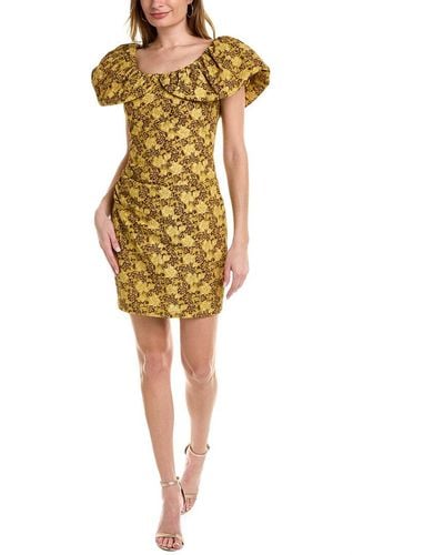 Ted Baker Ondina Mini Dress - Yellow