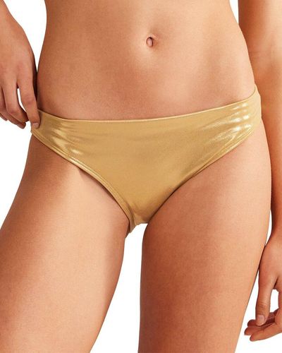 Boden Arezzo Texture Bikini Bottom - Brown