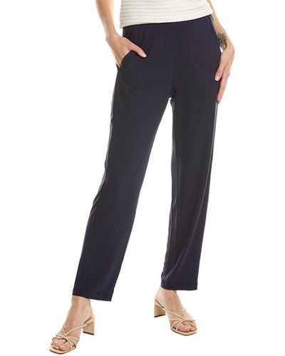 Eileen Fisher Slouch Ankle Pant - Blue