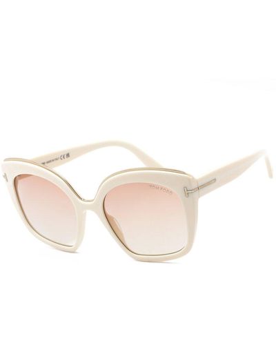 Tom Ford Chantalle 55Mm Sunglasses - Natural