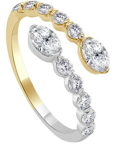 Sabrina Designs 14K Two-Tone 1.00 Ct. Tw. Diamond Wrap Ring - Metallic