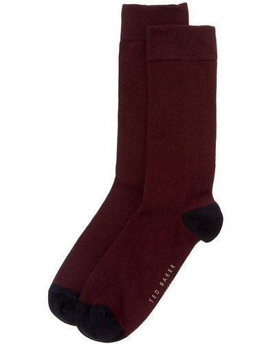 Ted Baker Corecol Sock - Red