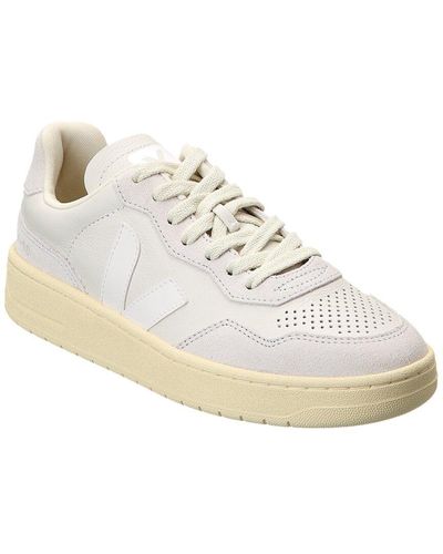 Veja V-90 O.t. Leather Sneaker - White