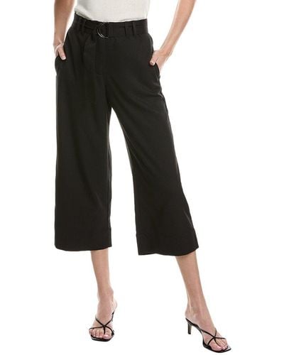 Laundry by Shelli Segal Belted Cropped Pant - Black