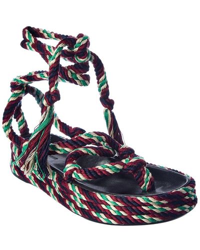 Isabel Marant Erol Rope Sandal - Multicolor