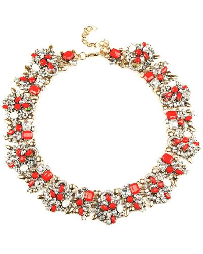 Eye Candy LA The Luxe Collection Crystal Red Ivey Collar My Necklace