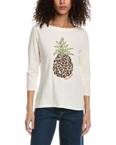 Tommy Bahama Leopard Pineapple Lux T-shirt - White