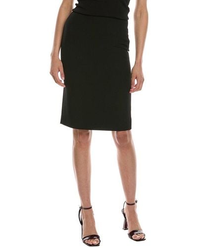 Burberry Wool Pencil Skirt - Black