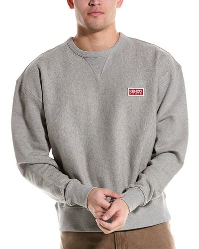 KENZO Crewneck Oversized Sweatshirt - Gray