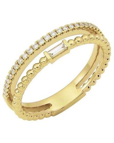 Sabrina Designs 14k 0.16 Ct. Tw. Diamond Ring - Metallic