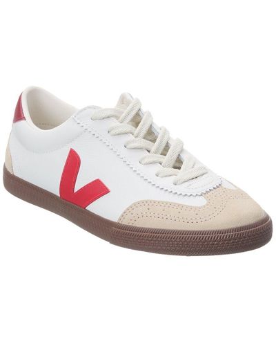 Veja Volley O.T. Leather Trainer - White