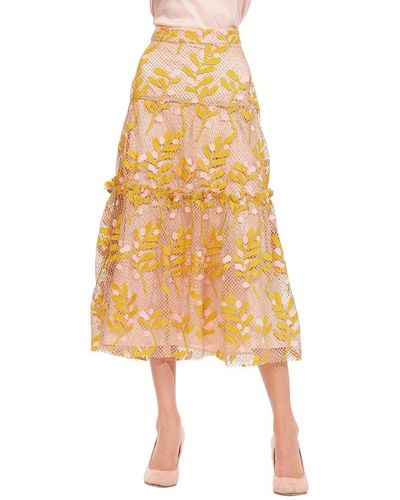Eva Franco Melville Skirt - Yellow