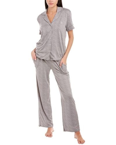 Rachel Zoe 2pc Pajama Pant Set - Gray