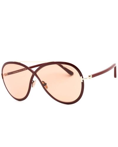 Tom Ford Rickie 65Mm Sunglasses - Natural