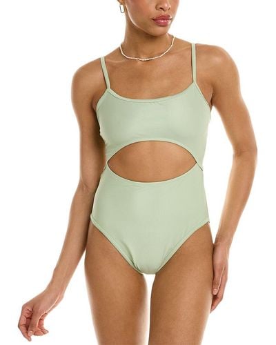 Madewell Second Wave Cutout One-piece - Green
