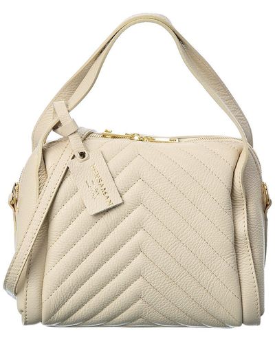 Persaman New York Maria 62 Quilted Leather Shoulder Bag - White