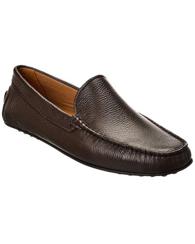BOSS Grady Leather Moccasin - Brown