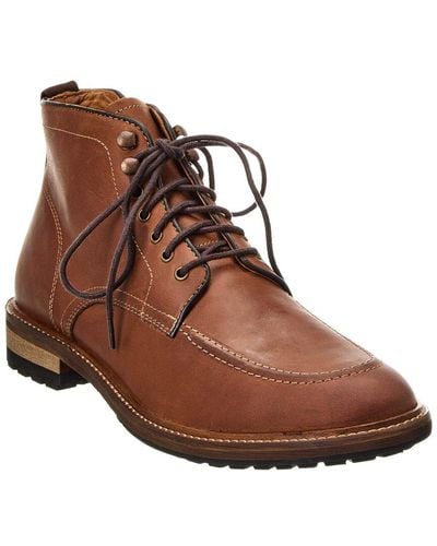 Warfield & Grand Astor Leather Boot - Brown