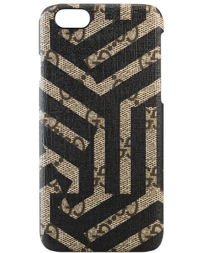 Gucci GG Logo Iphone 6 Case Cover - Black