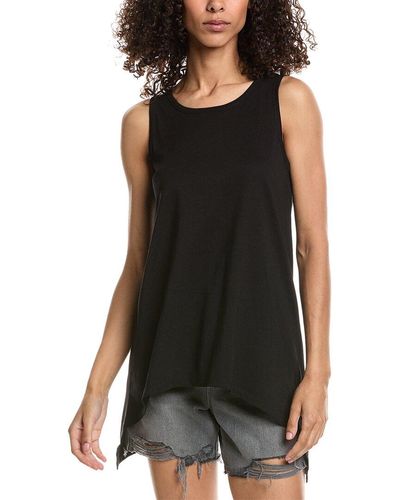 InCashmere In2 By High-Low Tank - Black