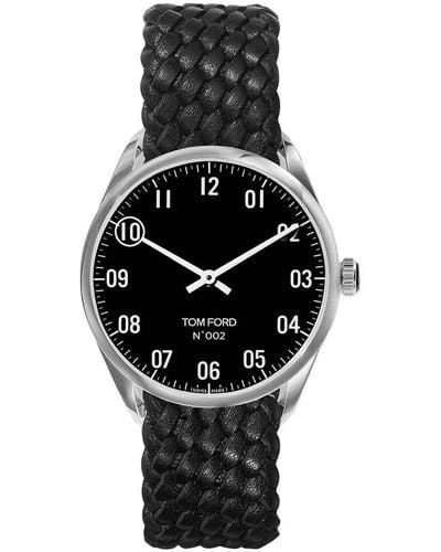 Tom Ford Unisex 002 Watch - Black