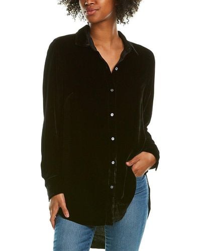 Tommy Bahama Velvet Sands Silk-blend Shirt - Black
